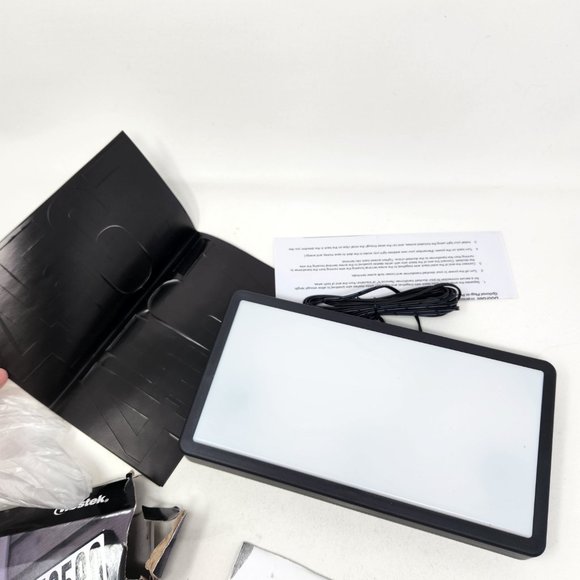 Westek SL-ALWR Address Light Led Wired LT 5.125Hx 10"W x 1"D Black - Picture 5 of 16